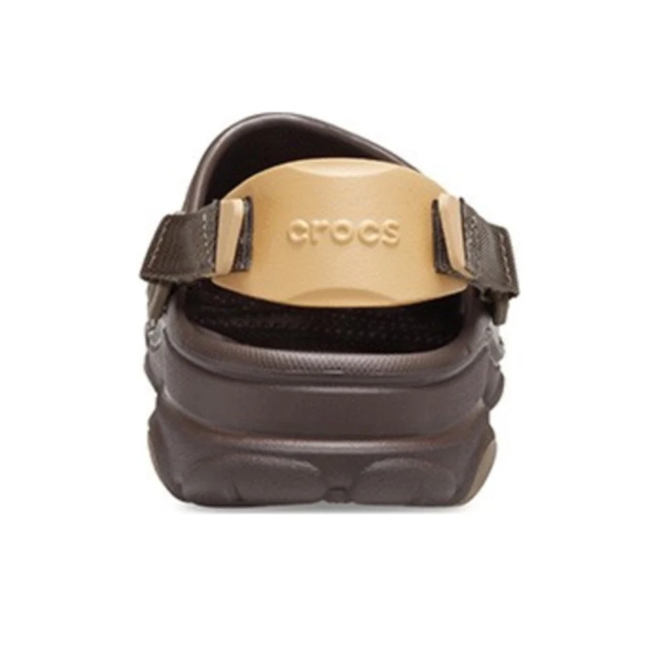 Crocs Classic Clog Terrain Sandálias casuais para homens, dedo do pé fechado unissex, slip-ons, sapatos de praia respiráveis ao ar livre, originais,