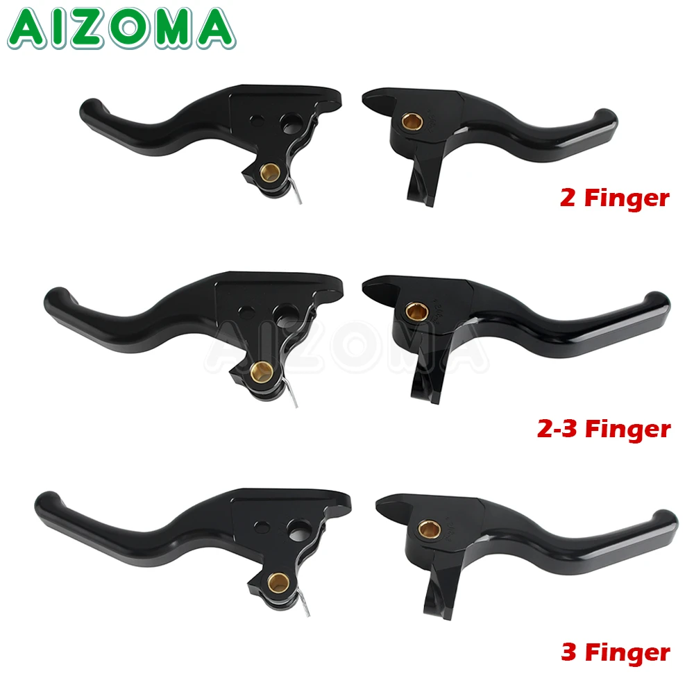 Motorcycle CNC 2-3 Finger Handle Levers Brake Clutch Lever For Harley Touring 2021-Later FLHX FLTRX FLHTP FLHRXS FLHTCUTG FLRT