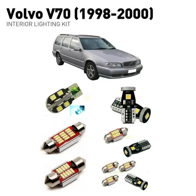 

Для volvo v70 1998-2000 10 шт. автомобильное светодиодное внутреннее освещение авто автомобильные лампы лампы для автомобилей без ошибок