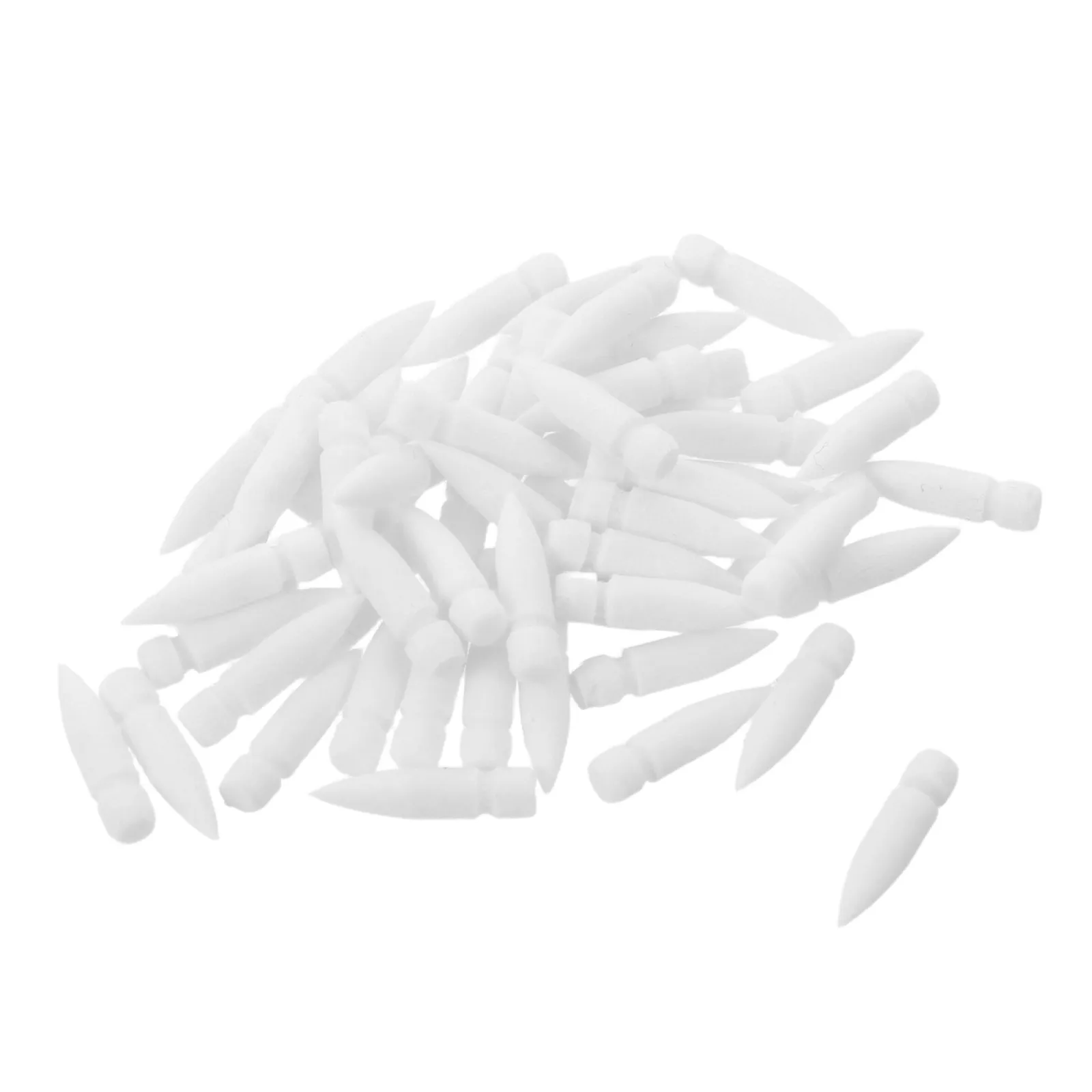 

100Pcs Marker Pen Tips Replacement Acrylic Paint Marker Nibs Fine Brush Point Refillable White Paint Pen Nibs Artistic Drawing