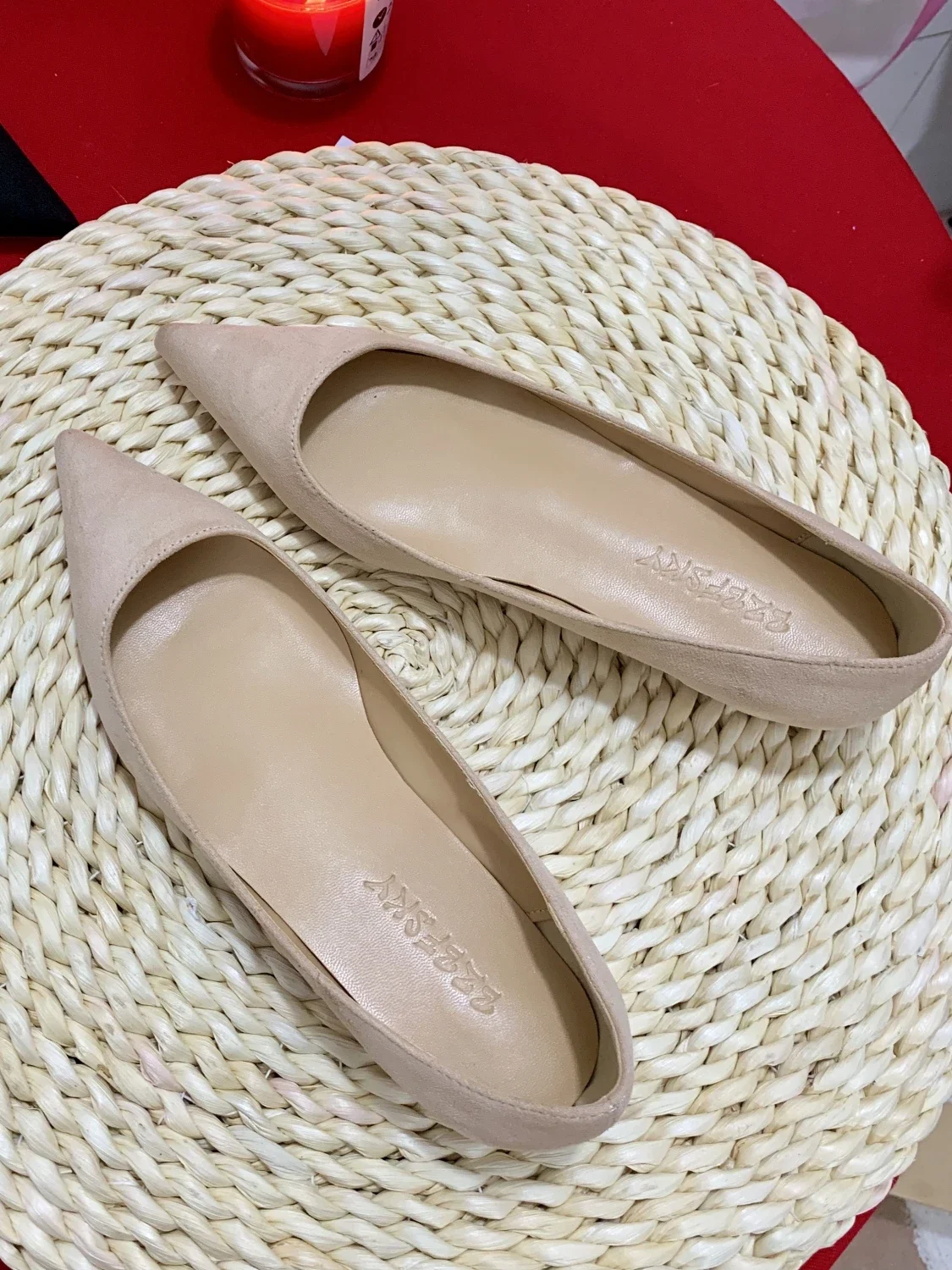 New Summer Low Heel Matte Flat Shoes for Commuting Sharp Toe Shallow Mouth Commuting Slim  Women\'s Shoes