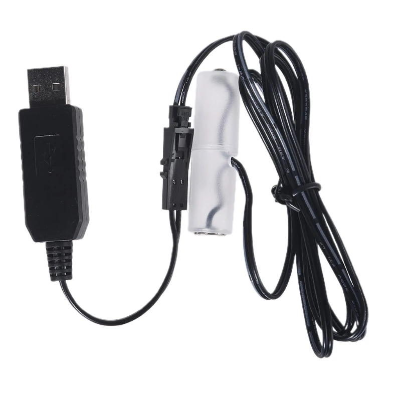 eliminador pilas AA Universal USB a LR6 puede reemplazar pilas AA-4AA 1,5 V para luces, juguetes, decoraciones, lámpara