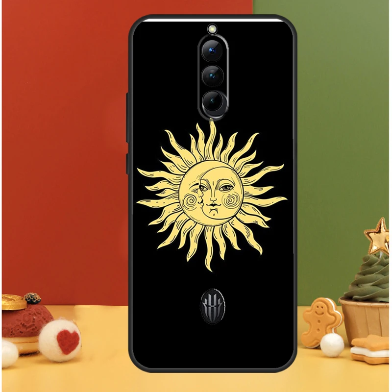 Sun Moons Star Signs Astrological Case For ZTE Nubia Red Magic 8 8S 9 Pro Plus RedMagic 5G 5S 6R 6S 7S 6 7 Pro Back Cover