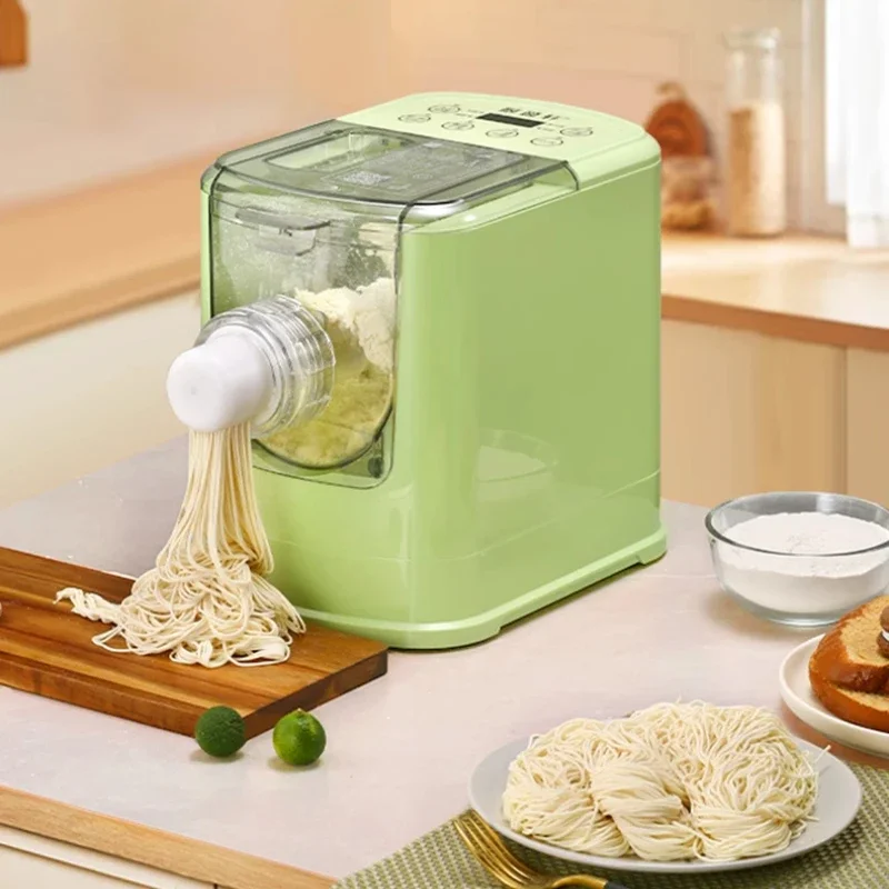 ماكينة صنع المكرونة الكهربائية متعددة الوظائف الأوتوماتيكية بالكامل ماكينة صنع المعكرونة المنزلية الذكية ومغلفة الزلابية ماكينة صنع المكرونة المتكاملة