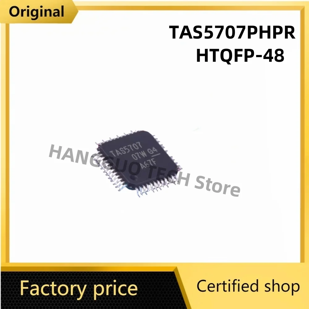 

5PCS-20PCS/Lot original TAS5707 TAS5707PHPR QFP48 digital audio power amplifier IC Chip