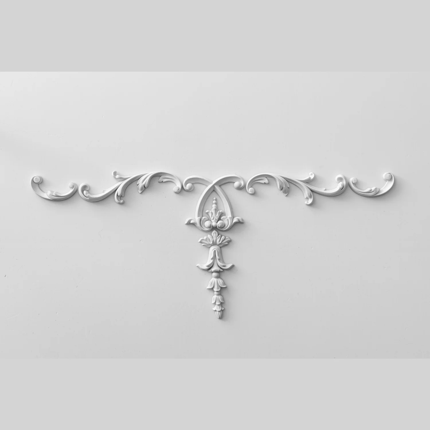 JMZ38 PU Carved Corner Ornament For Indoor Decoration, Bedroom, Kitchen, Living Room