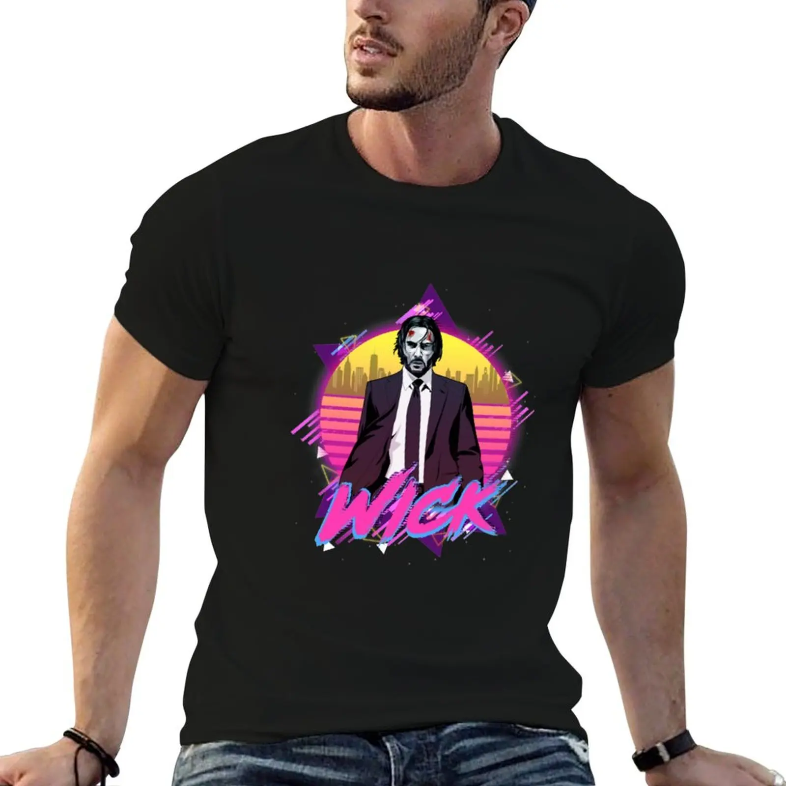 

John Wick T-Shirt funny t shirts cotton g man t shirts for men T-Shirt
