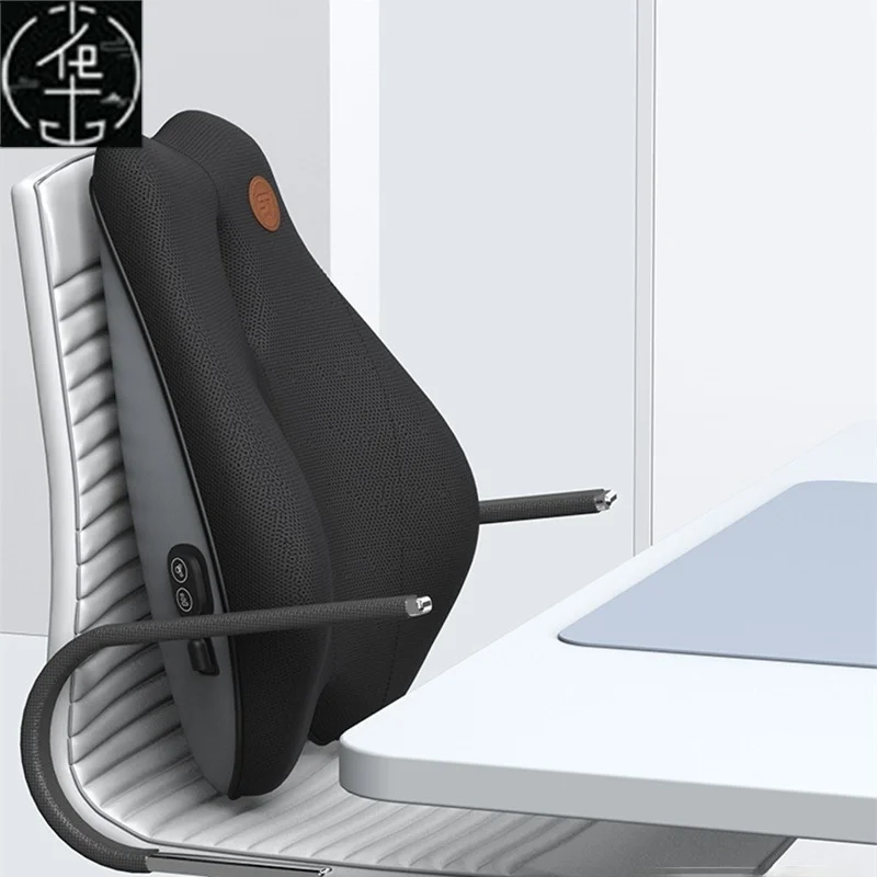 

Подушка для поясницы для офисного кресла и автомобиля, для снятия боли в пояснице, мягкая, уютная, вязаная шерстяная подушка с бахромой, элегантная, женская.