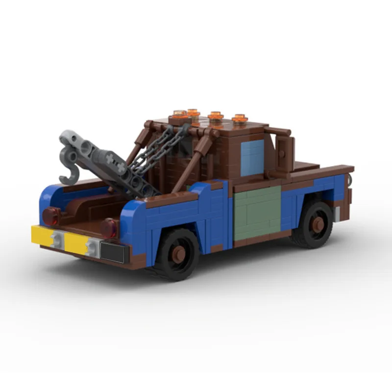 MOC Tow Truck Speed Champions Super Cars Building Blocks Bricks Set Kids Toys Gifts For Boys And Girls