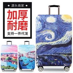 Travel Suitcase Protective Cover Luggage Case Travel Accessories Elastic Luggage Dust Cover Apply to 18''-32'' Suitcase