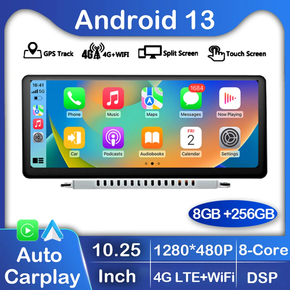 

10.25" Android 13 Wireless Carplay Auto Car Radio For Audi A3 8V 2012-2020 Multimedia Player Stereo WIFI+4G Autoradio 360 Camera