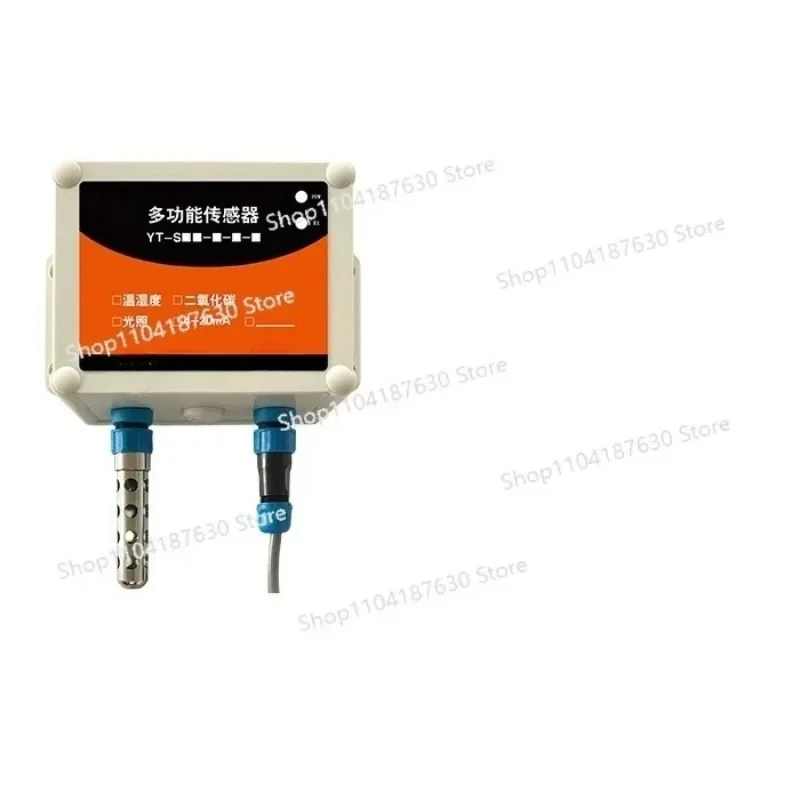 4-In-1 Sensor, Carbon Dioxide CO2 Sensor, Light, Temperature and Humidity, Sensor RS485 Communication