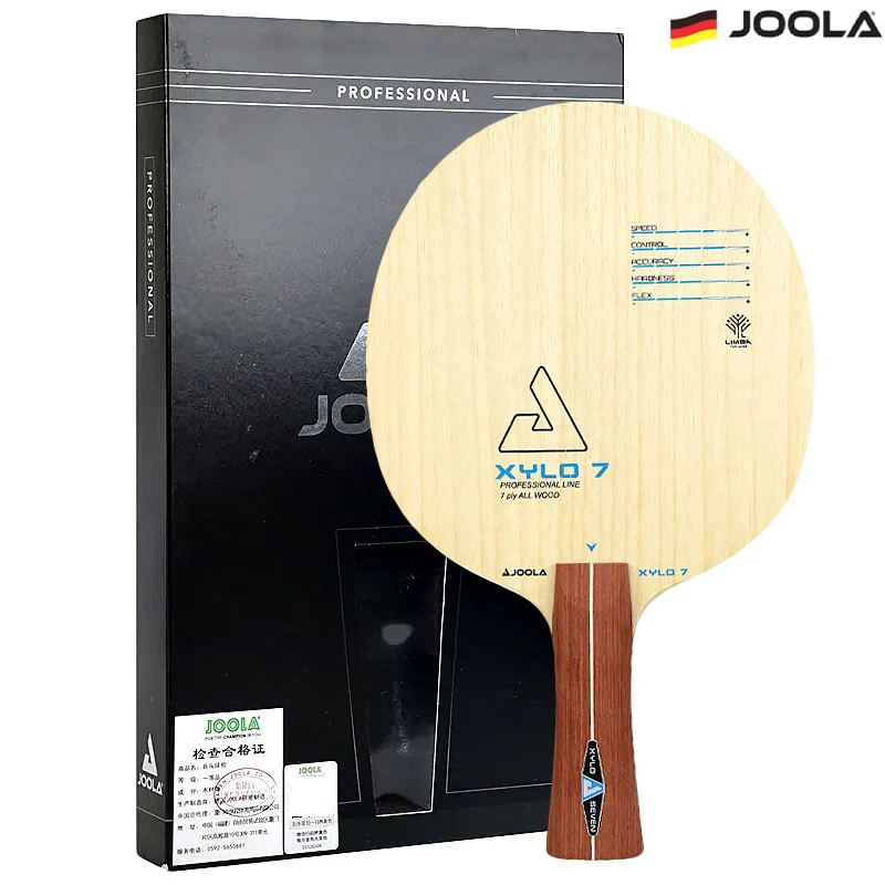 Original Joola XYLO 7 Table Tennis Blade Professional Line 7 Ply All Pure Wood Offensive Ping Pong Blade with Original Box