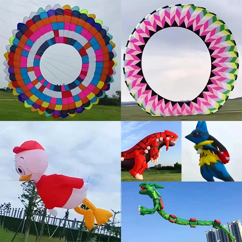 New kites shows kites pendant large kite windsocks soft kites flying adults kite weifang kite factory outdoor toys Wooden top