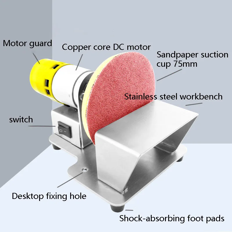 Suction Cup Sander Sanding Machine Sanding Machine Sandpaper Suction Cup Plane Sanding Belt Machine Sander