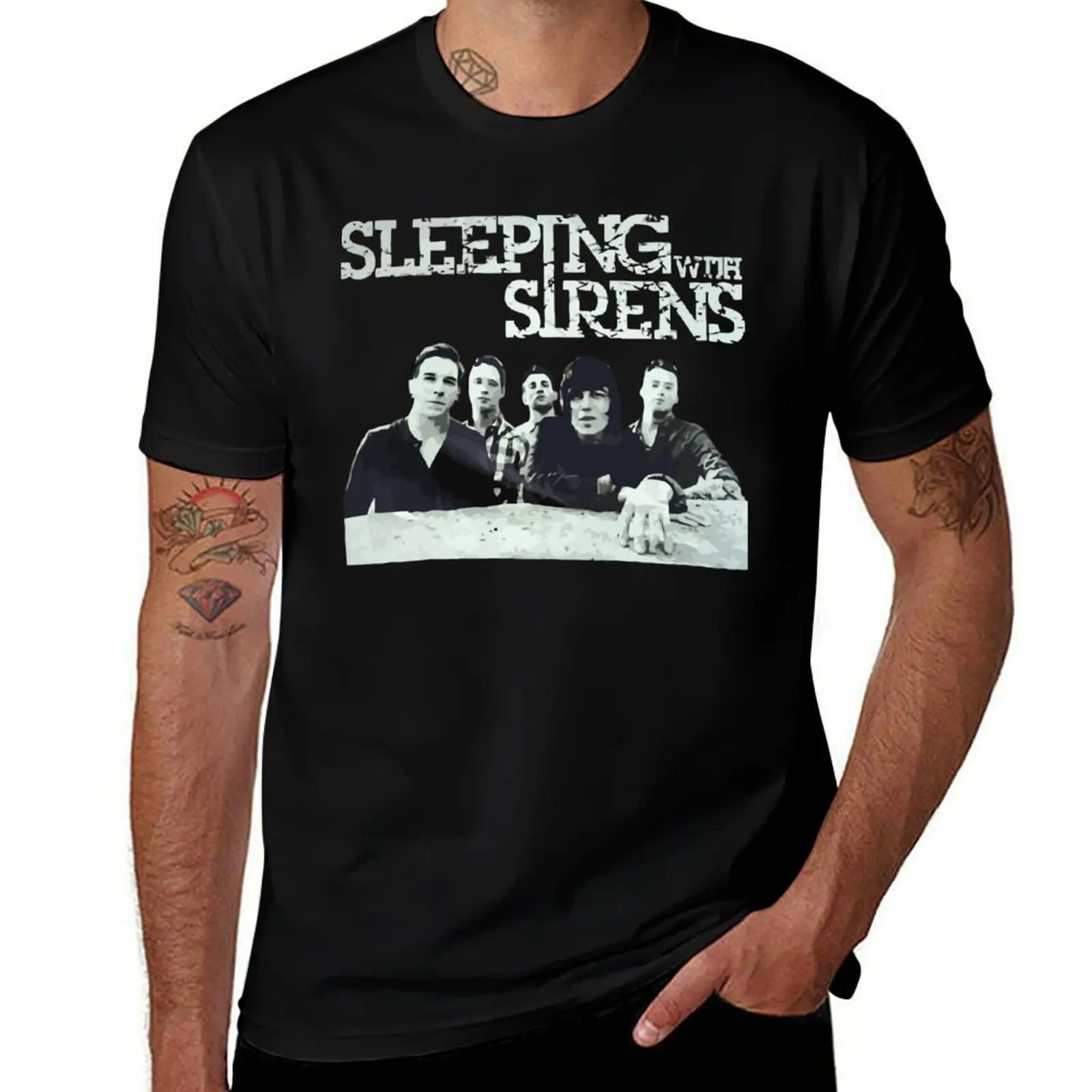 sleeping sirens T-Shirt Daily Casual Short Sleeve Tee Shirt