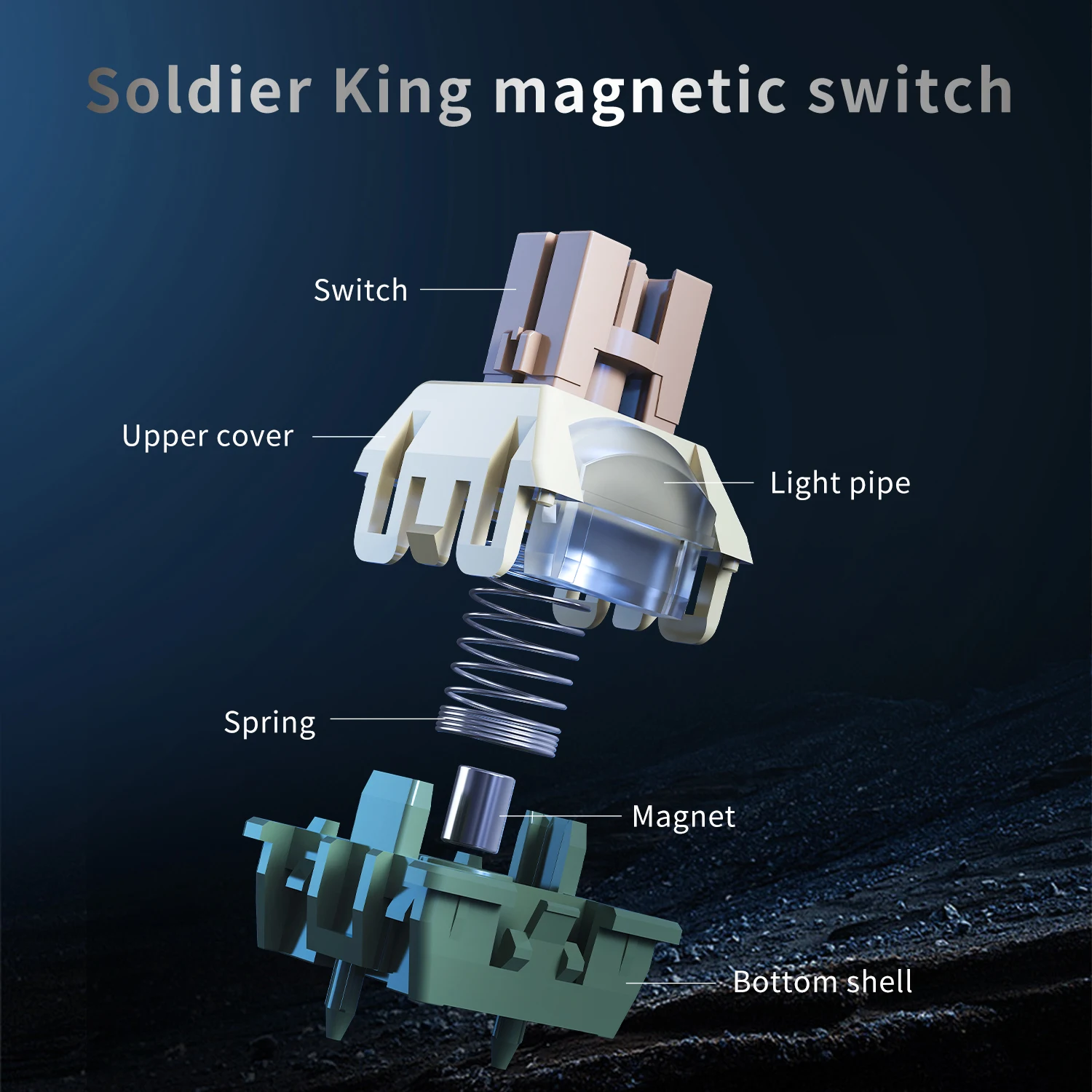 AJAZZ AK980 MAX Wired Magnetic Switch Keyboard 0.01mm 8K Mechanical Keyboards Hot Swap ARGB E-sports Games Customized Keyboard