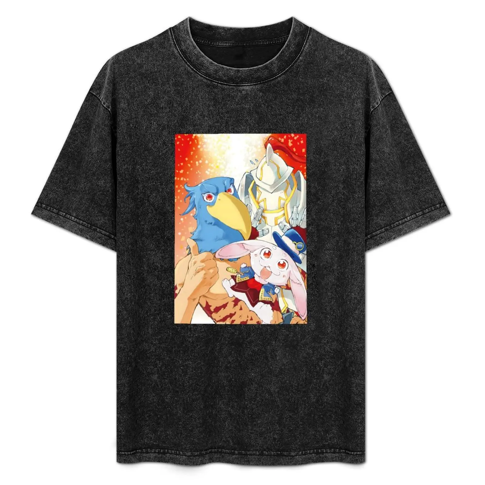 Shangri La Frontier Inspired VR Family Photo T Shirt T-Shirt vintage anime shirt designer shirts shirts graphic tee men