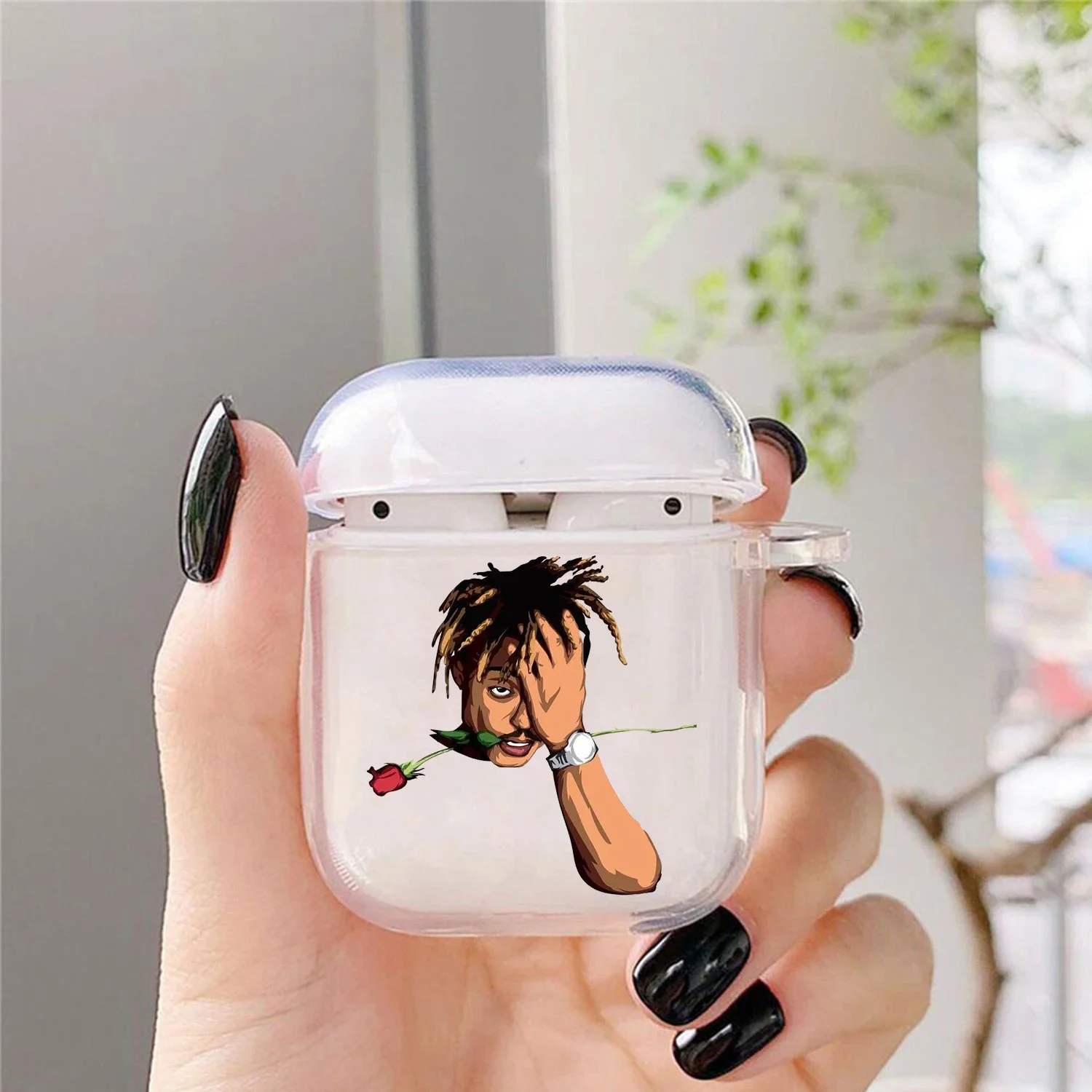 Juice WRLD 999 Earphone Case For Apple iPhone Charging Box For AirPods Pro Hard Clear Cover for Airpod 2 Protective Accessories