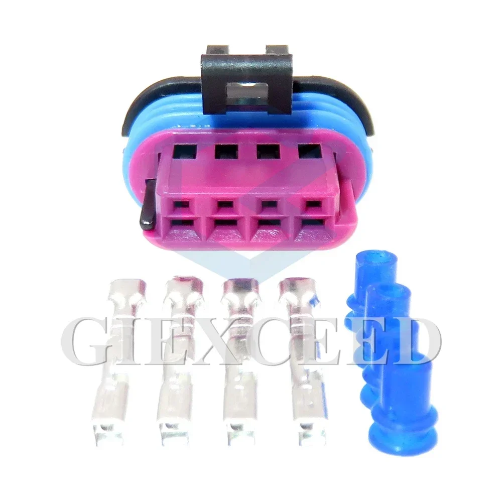 2 Sets 4 Pin Auto Intake Pressure Sensor Sealed Connector 15410728 Wire Connector AC Assembly For Roewe 550 750 MG6 15354716