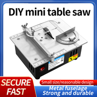 Mini Multifunctional Table Saw 96W Small Bench Lathe Cutter Machine 5000RMP Portable 0.55in Cutting Depth Household Cutting Tool