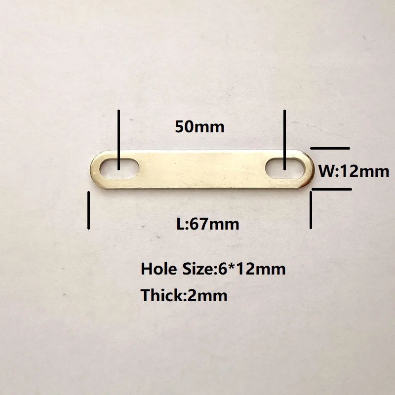 4 قطعة البطارية بسبار كليب حزام القطب موصل الاتصال L67 * W12 * T2mm 50 مللي متر حفرة الملعب المركزي M6 لخلايا الليثيوم LiFePO4