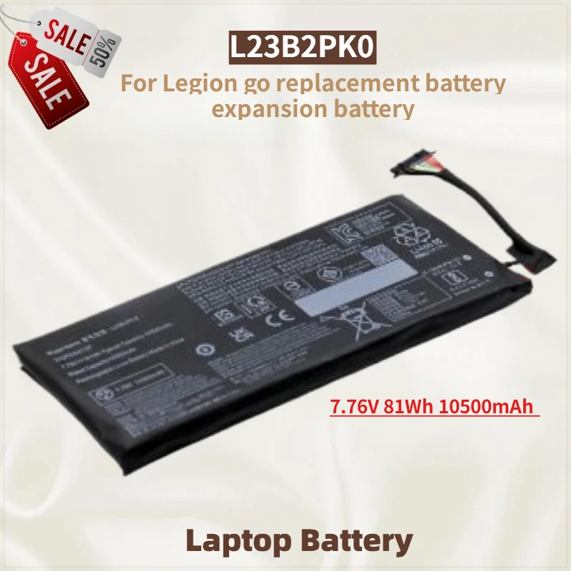 

L23B2PK0 7,76 В 81 Втч 10500 мАч аккумулятор для Legion go сменный аккумулятор расширения, совершенно новый, высокое качество