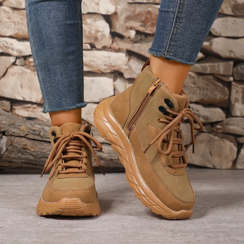 

Anti-Slip Wear-Resistant Mountain Climbing Comfortable Casual Fashion Shoes Autumn Winter Outdoor Wear Women's Shoes