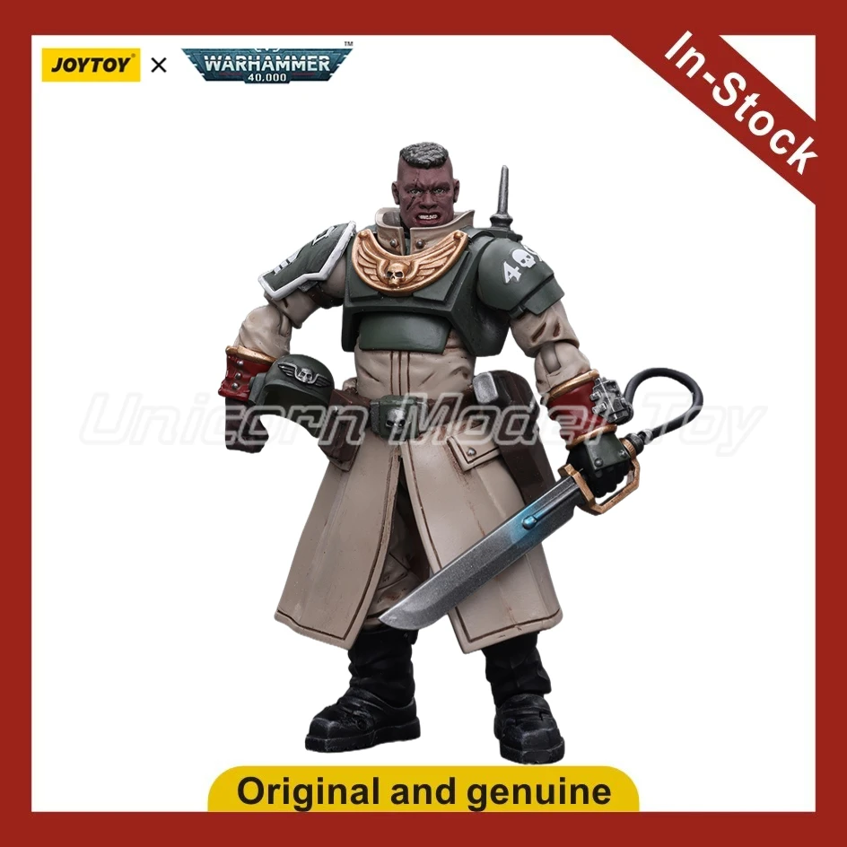 

【UA】JOYTOY Warhammer 40K Масштаб 1/18 Фигурки Astra Militarum Cadian Command Squad Модели Игрушки Подарки