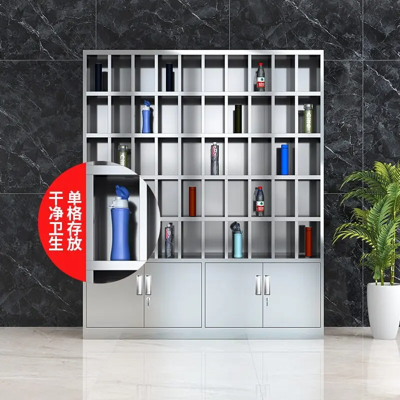 Water cup cabinet Factory unit workshop Staff lounge Locker Teacup rack