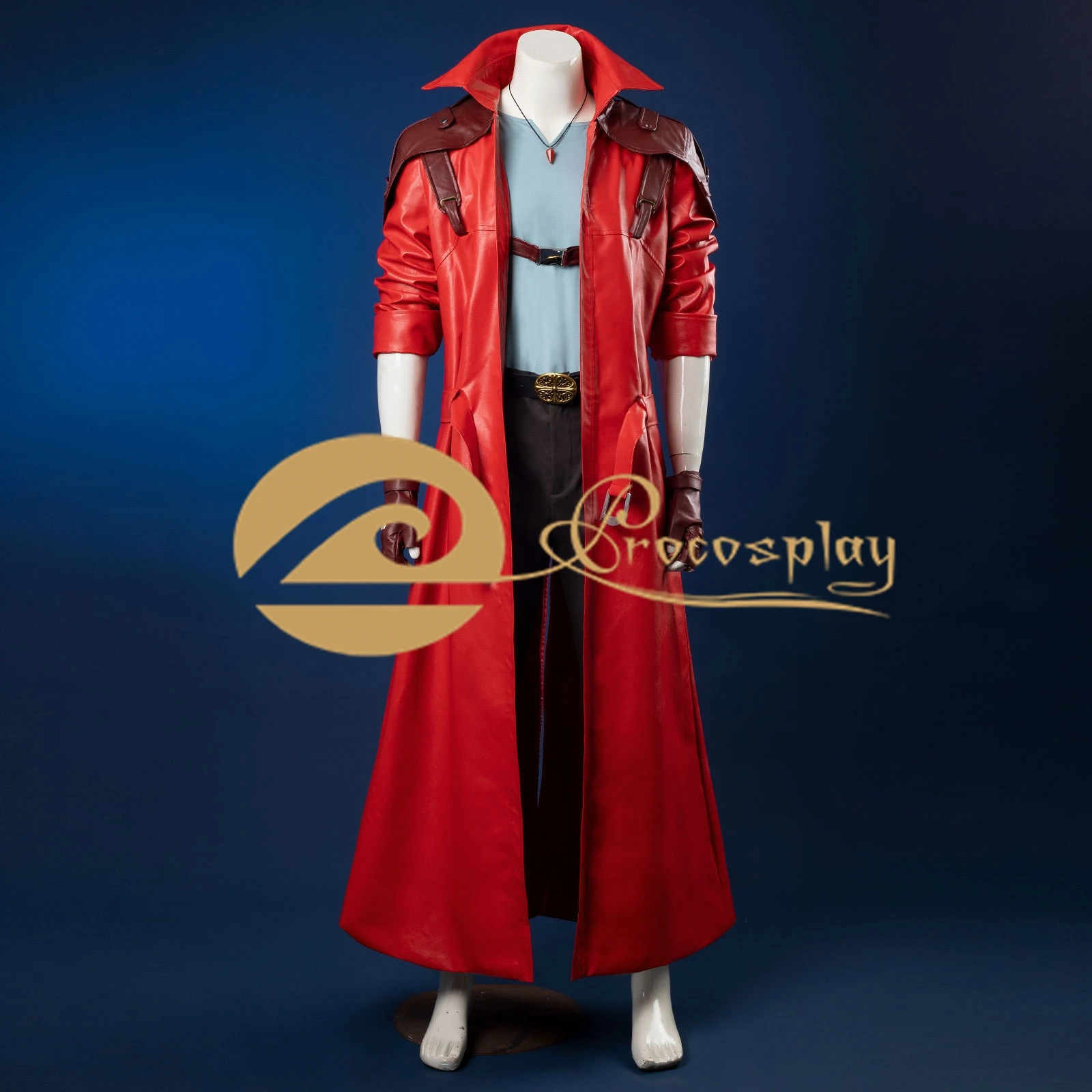 

Anime Dante Cosplay Costume Outfit for Men Adults Halloween Cos Party