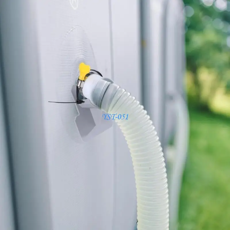

E15A Pool Maintenance with 59 Inch Pool Hoses and Complete Mounting Fixings