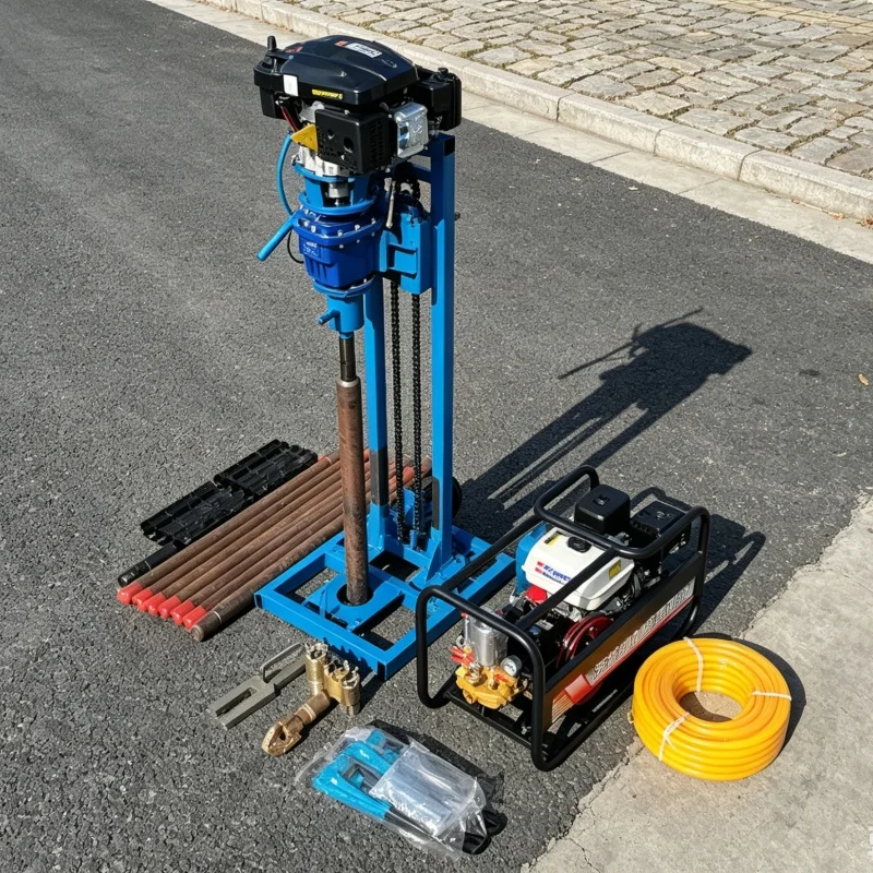 Rig de forage de puits d'eau de petite taille, de haute qualité et personnalisé pour l'industrie, équipement de forage très apprécié sur toutes les plateformes en ligne