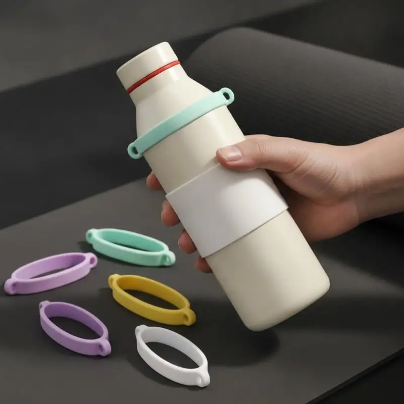 Portable Silicone Water Bottle Sling for Stanley 1Pcs Anti-Slip Kettle Handle Strap for Outdoor Sports Travel Gym Daily Commute