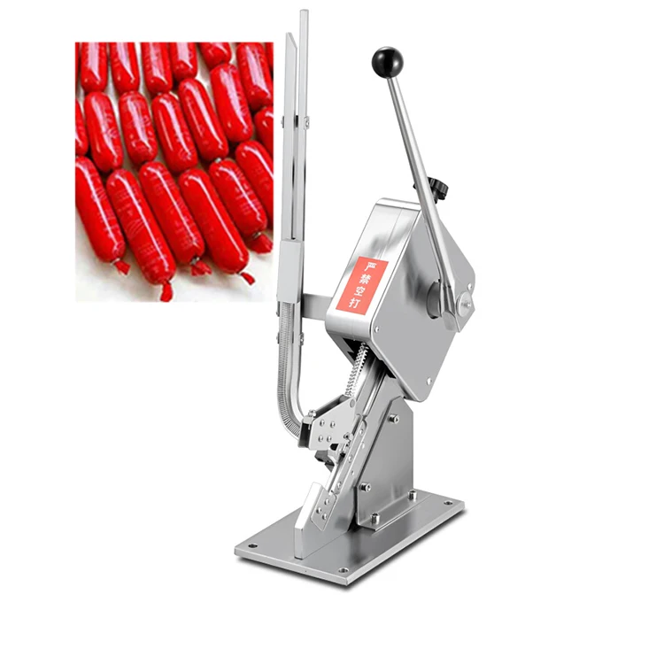 U Type aluminium buckle clipping machine manual sausage clipper machine