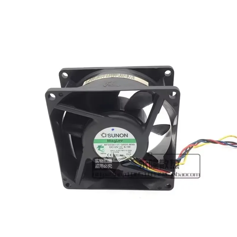 Authentic MF80381V1-Q000-M99 12V 6.1W 80 * 80 * 38MM 8CM CPU Chassis Server Cooling Fan