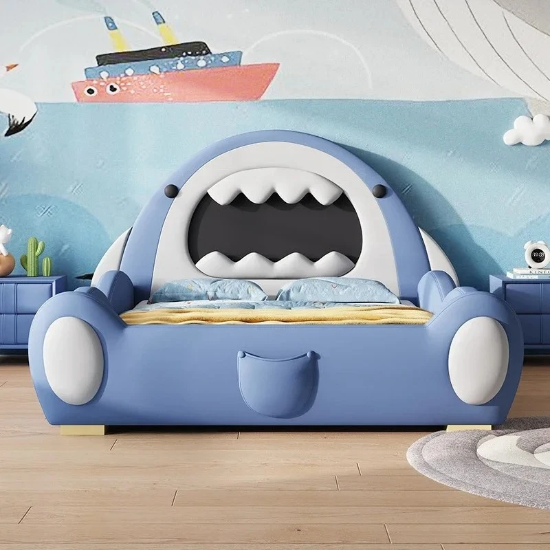 เตียงเด็กสองชั้นสไตล์ยุโรปสุดหรู ปลอดภัยสำหรับเด็ก ดีไซน์ทันสมัย ขนาดควีนไซส์ พร้อมที่เก็บของสำหรับเด็ก เฟอร์นิเจอร์โรงแรม