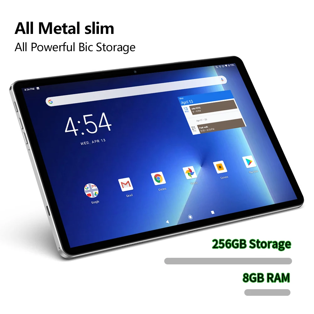 Versión Global Tab P40 tableta de pantalla de 10,1 pulgadas 8GB RAM 256GB ROM Dual SIM Android 11 4G WiFi clase de reunión en línea para estudiantes