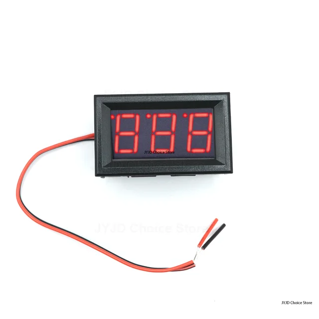DC 4.5V-30V wodoodporny woltomierz cyfrowy samochód łódź motocykl 0.56 cala wyświetlacz LED Volt miernik napięcia Mini Tester Panel amperomierz