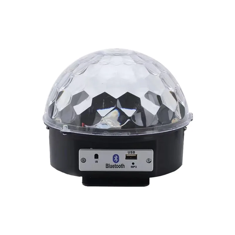 

LED Colorful Bluetooth Voice Control Remote Crystal Magic Ball KTV Dance Hall Festival Light Beam Light Show Cross-Border Exclus