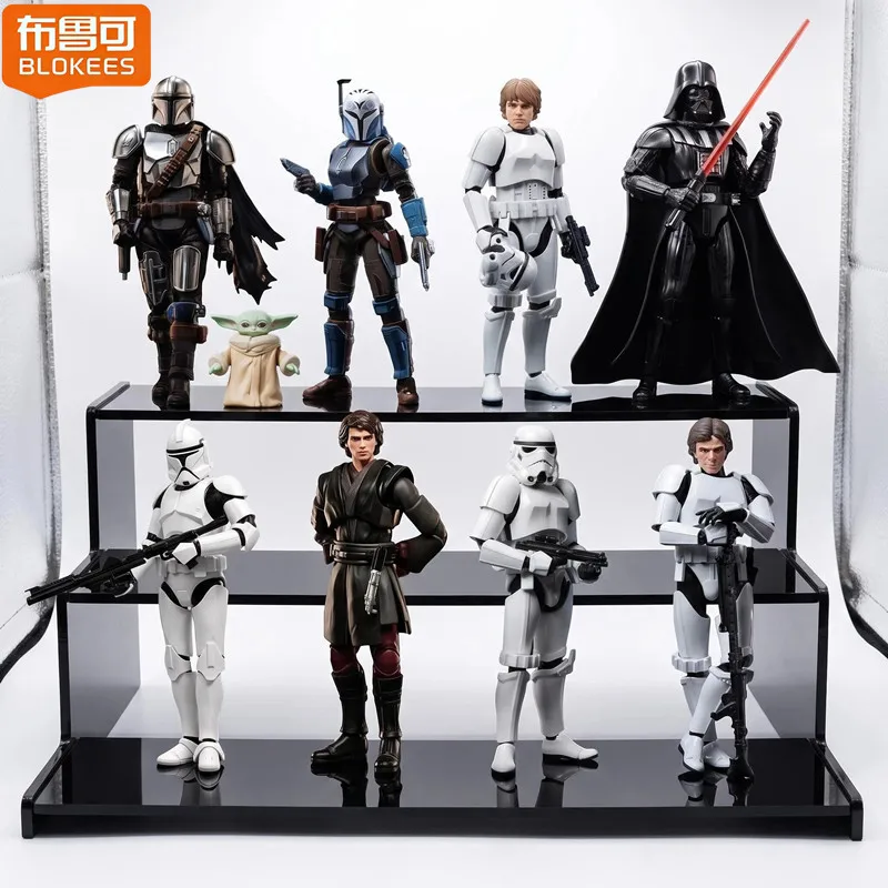 blokee-スターウォーズ-モデルキット-アナキン・スカイウォーカー-ダース・ベイダー-ボーカタン-クライズ-マンダロリアン-グローグ-アクションフィギュア-モデルキット