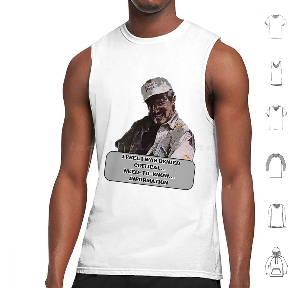 Need To Know Information Tank Tops Vest Sleeveless Tremors Graboid Horror Kevin Bacon Graboids Movie Movies Burt