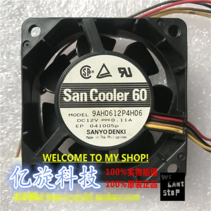 

Для Sanyo 9AH0612P4H06 12V 0.11A бесшумный вентилятор охлаждения с PWM-управлением