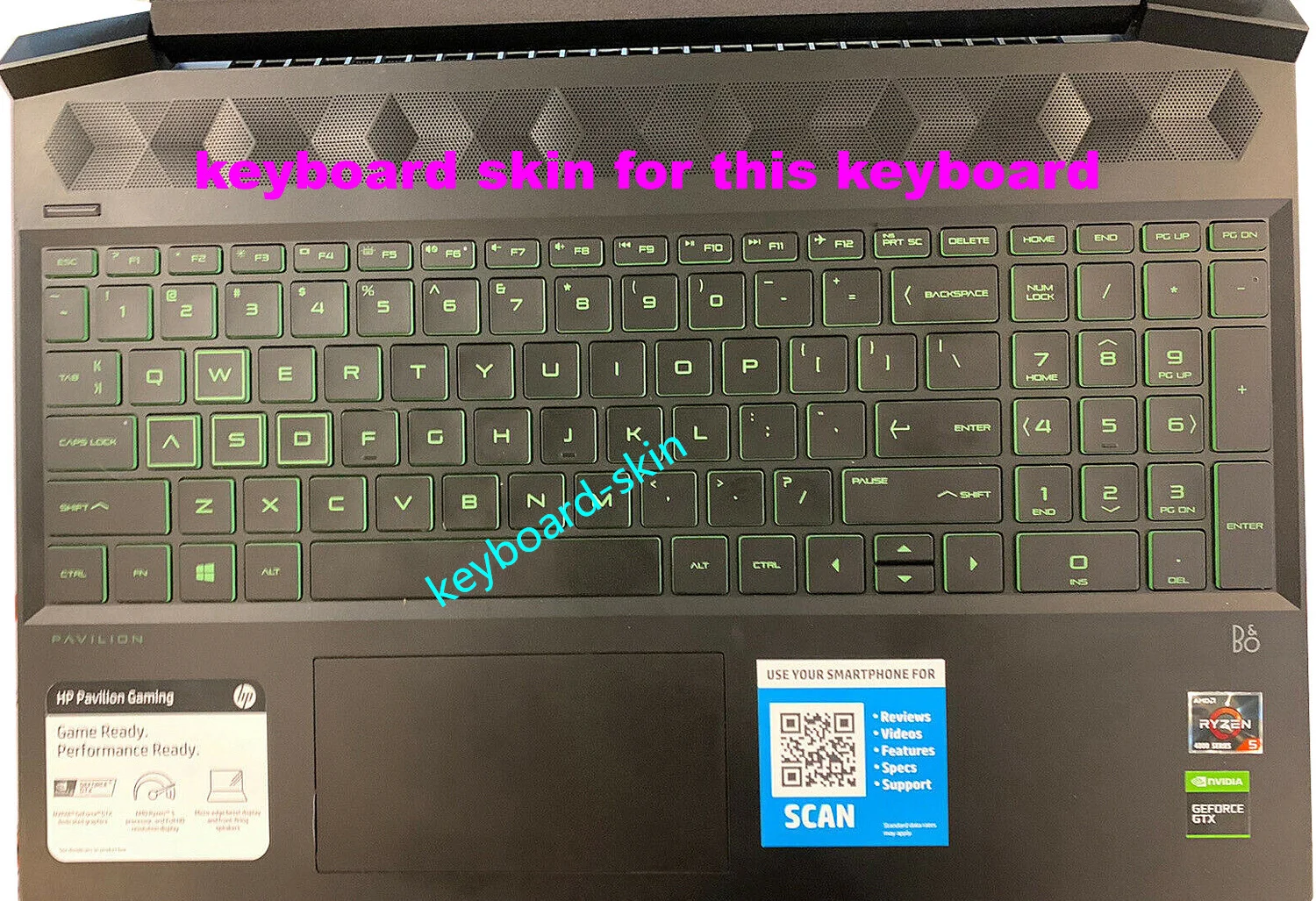 US Keyboard Skin Cover Protector for HP 16-A** 17-BW 17M-AE 17-CE 15-EB 15-DQ 15-DS 15-DW 15-DK 15-DY 15-CX 15-CW 15-CH** 15-BS