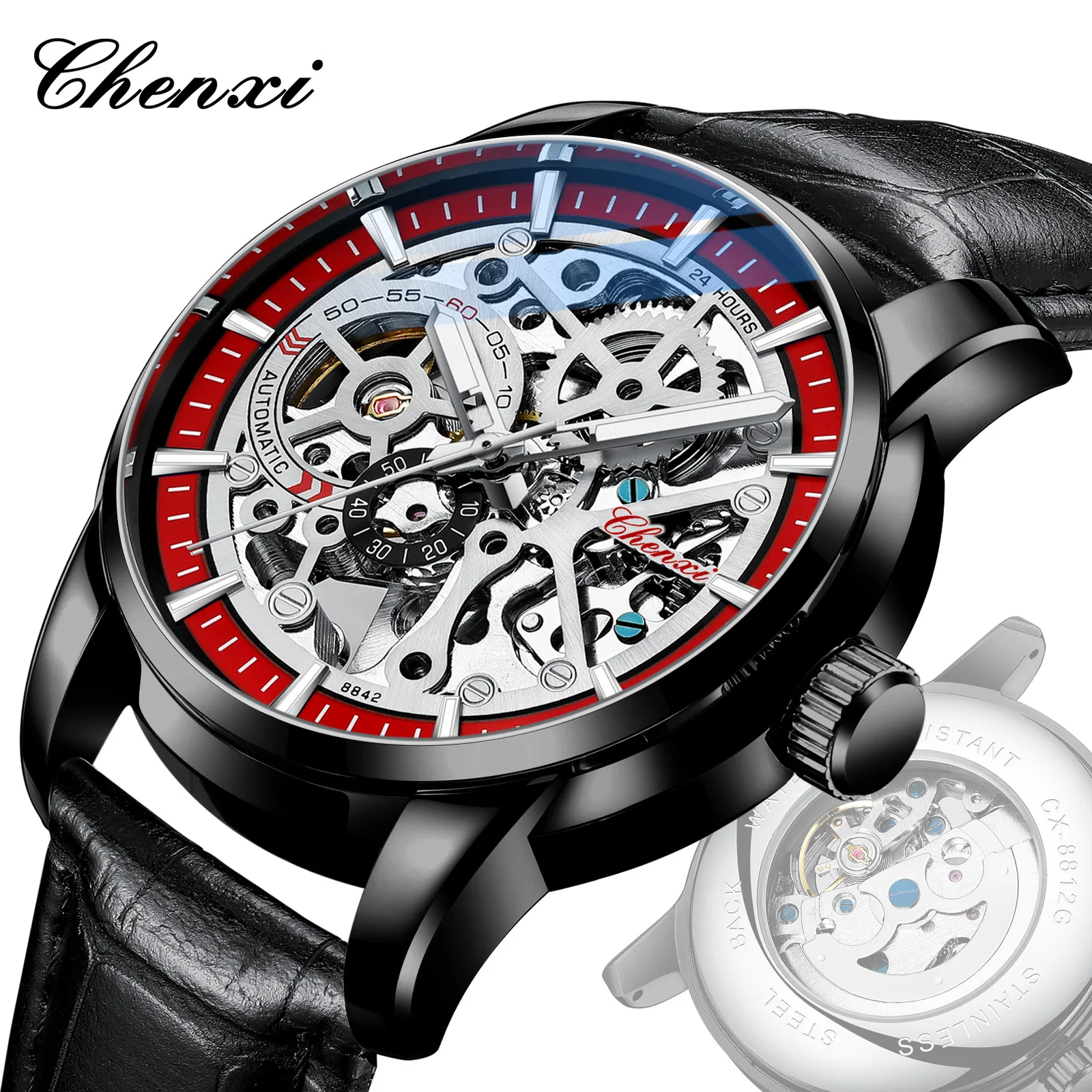 Luxury Versatile Men's Watch Mechanical Watch Luminous Waterproof Fashion Business Watch Men