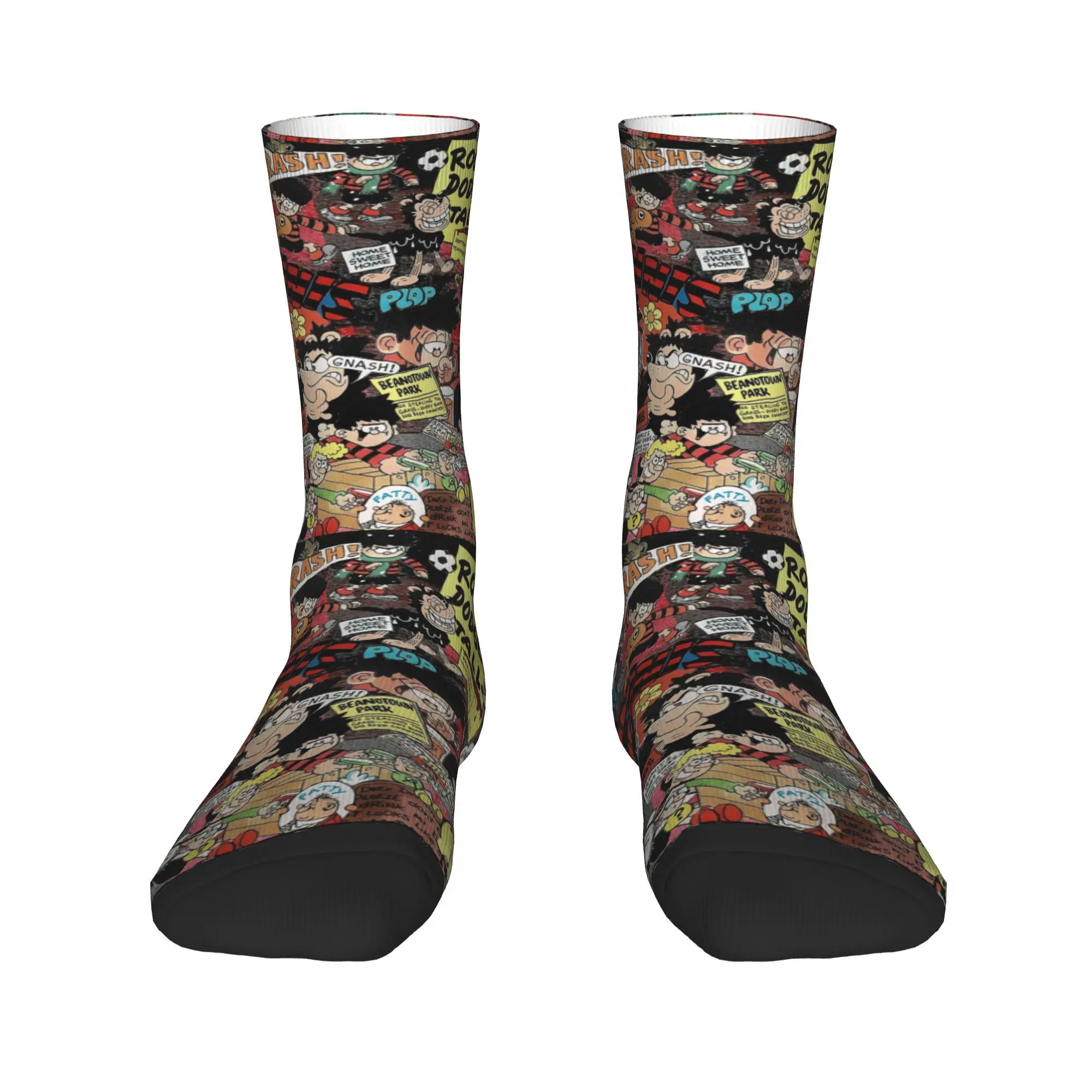 

Носки Beano 2, чулки высокого качества в стиле Харадзюку, всесезонные длинные носки, аксессуары для мужчин и женщин, подарки