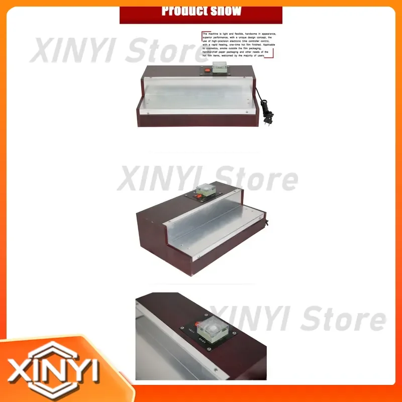 for PVC PUF PP 3D Hot Film Sealing Machine 220V Cosmetic Handkerchief Paper Wrapping Sealed Shrink Packaging Equipment