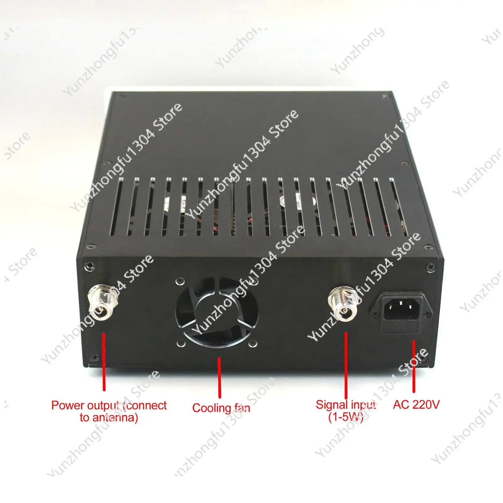 50W - 300W VHF FM RF Power Amplifier FM 87-108mhz VHF 136-170MHZ  Campus radio /  Rural Campus Broadcasting