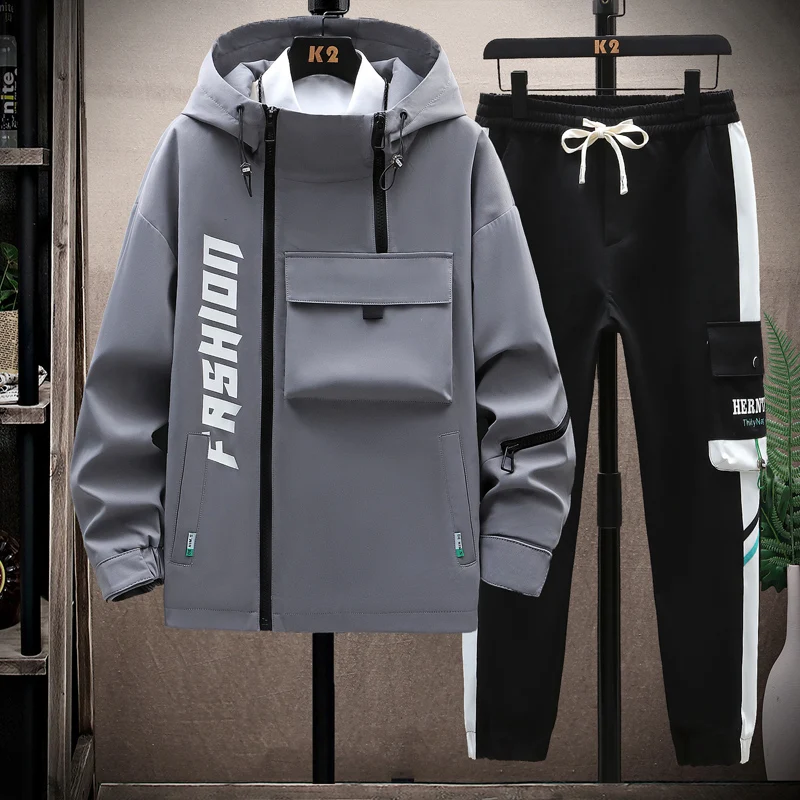 

Mens Spring Autumn Clothes New in Men's Sets Men Clothing 2 Pieces Set Men Joggers Suit Sets High Quality Sweatsuits for Men