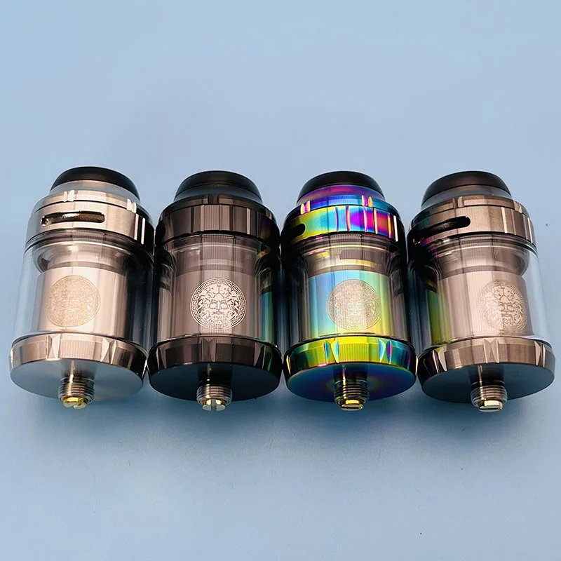 Zeus RTA-tanque de vapeo reconstruible, 25Mm, Zeus RTA X Mesh Penyemprot 316ss Dual Kumparan/Mesh 3,5 Ml/4,5 Ml, 510